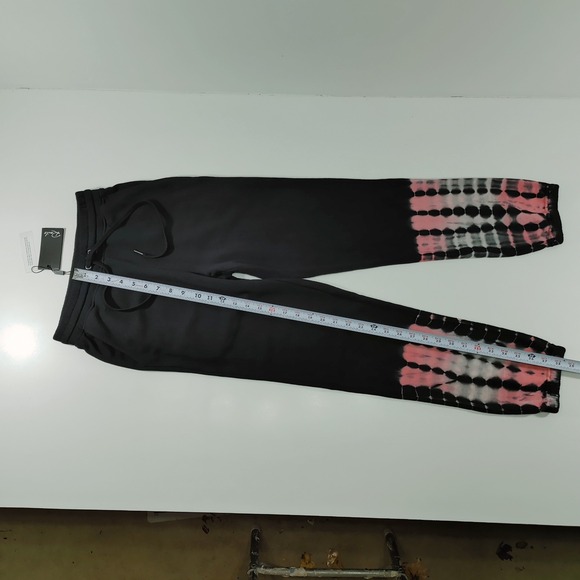 Rails Women's XS Kingston Black Petal Tie Dye Sweatpants Joggers Size XS - Picture 6 of 9